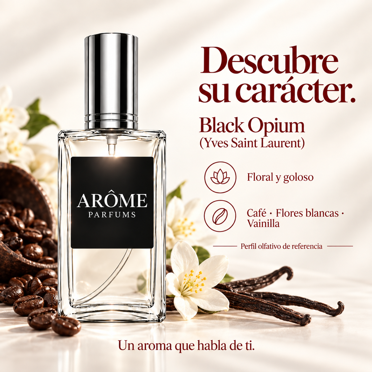 ARÔME Black Opium (Yves Saint Laurent): notas y perfil olfativo de referencia.