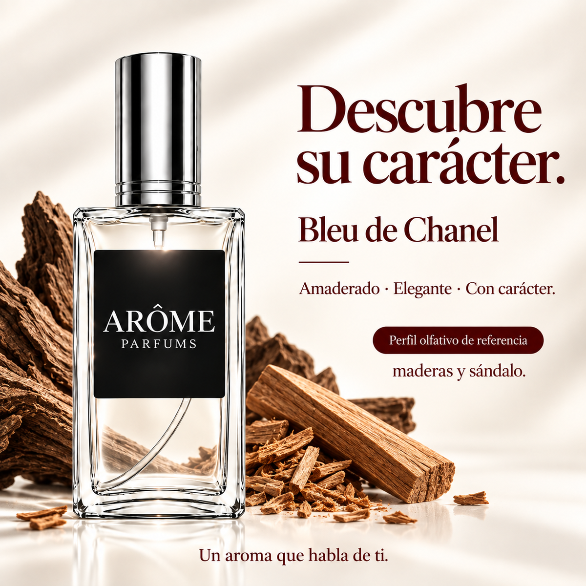 ARÔME Bleu de Chanel: notas y perfil olfativo de referencia.