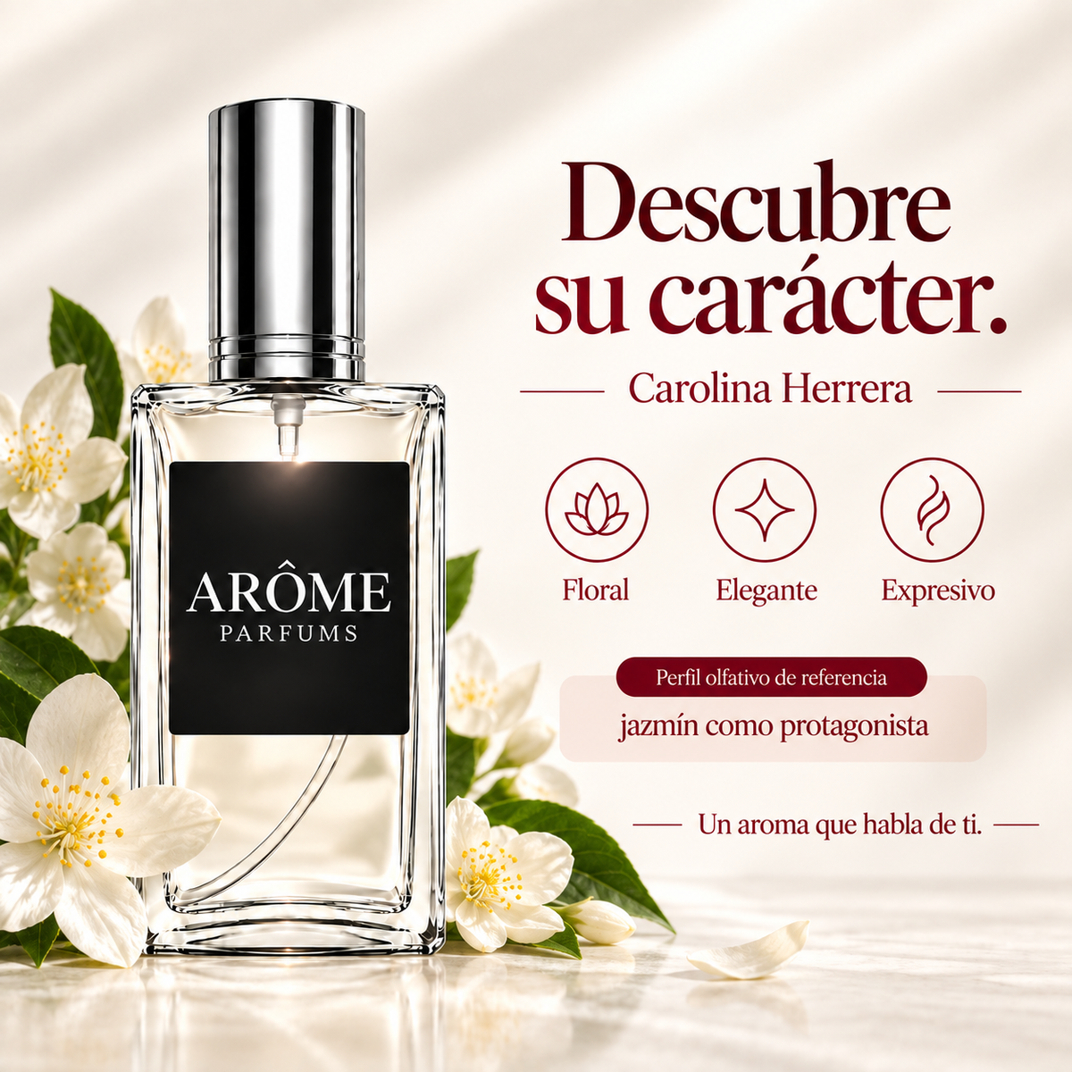 ARÔME Carolina Herrera: notas y perfil olfativo de referencia.
