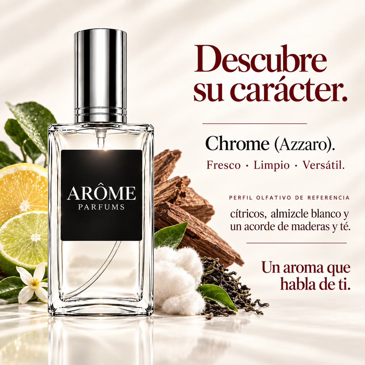 ARÔME Chrome (Azzaro): perfil olfativo