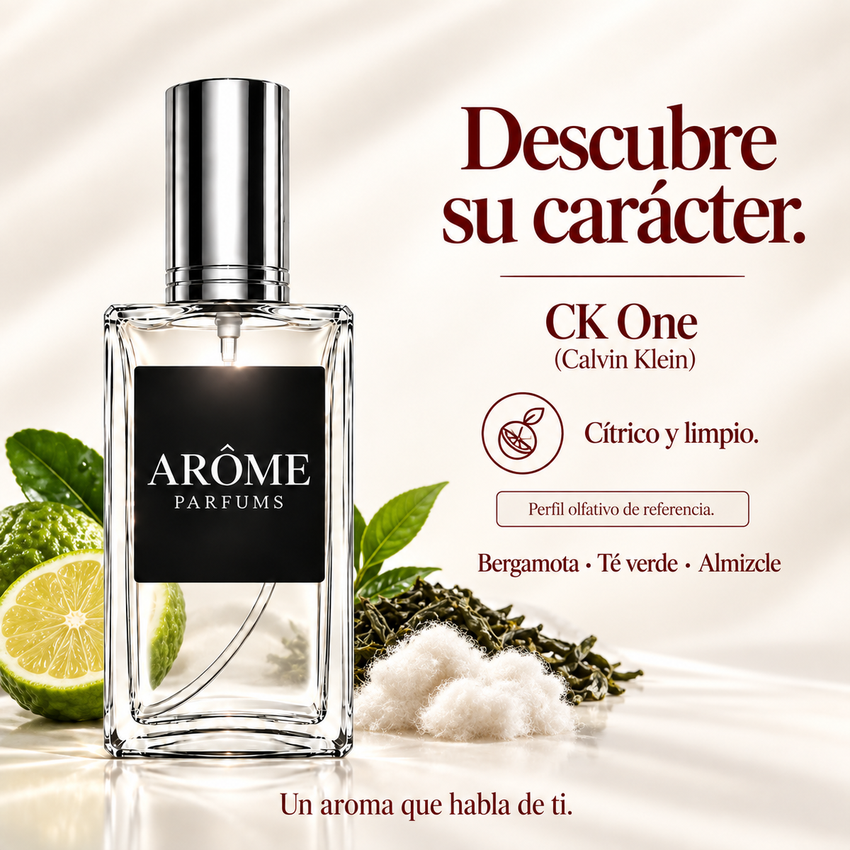 ARÔME CK One (Calvin Klein): notas y perfil olfativo de referencia.