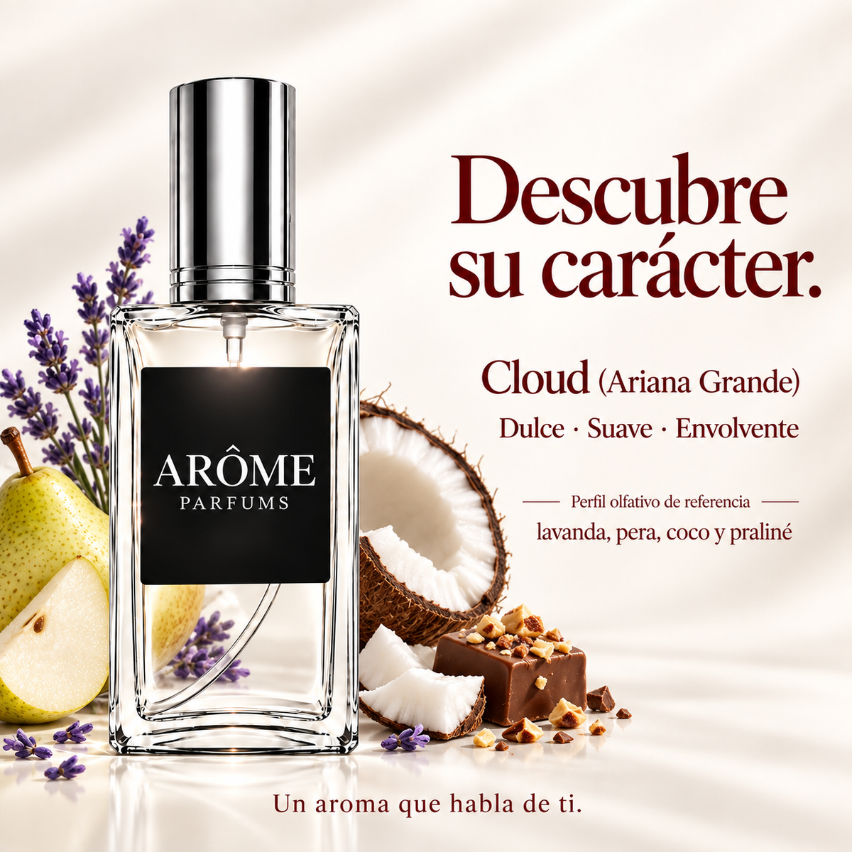 ARÔME Cloud (Ariana Grande): notas y perfil olfativo de referencia.
