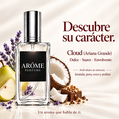 ARÔME Cloud (Ariana Grande): notas y perfil olfativo de referencia.
