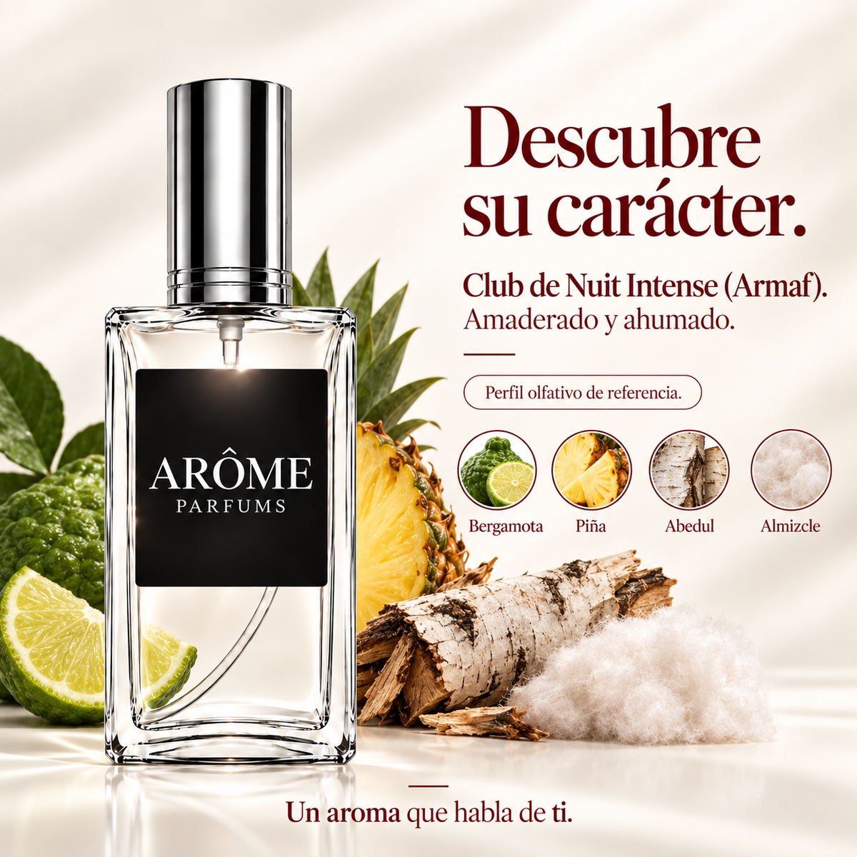 ARÔME Club de Nuria Intense (Armaf): notas y perfil olfativo de referencia.