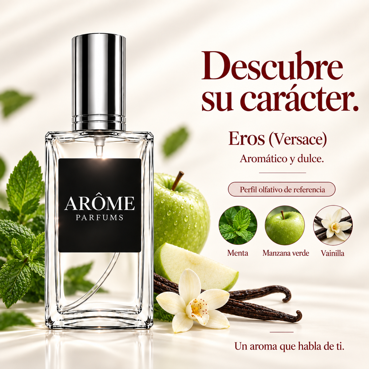 ARÔME Eros (Versace): notas y perfil olfativo de referencia.