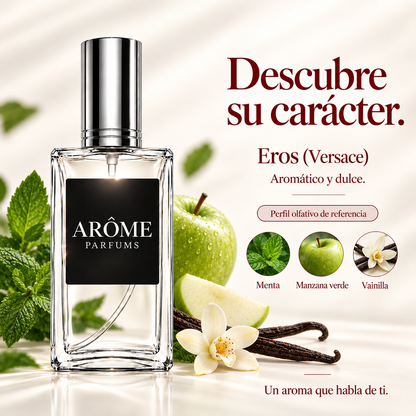ARÔME Eros (Versace): notas y perfil olfativo de referencia.