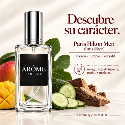 ARÔME Paris Hilton Men (Paris Hilton): notas y perfil olfativo de referencia.