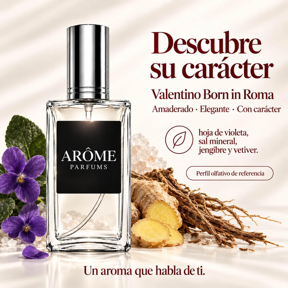 ARÔME Valentino Born in Roma: perfil olfativo
