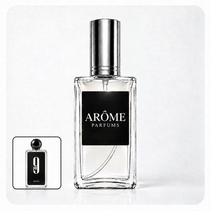 ARÔME PARFUMS con frasco de referencia de Inspirado en 9 PM (Afnan)