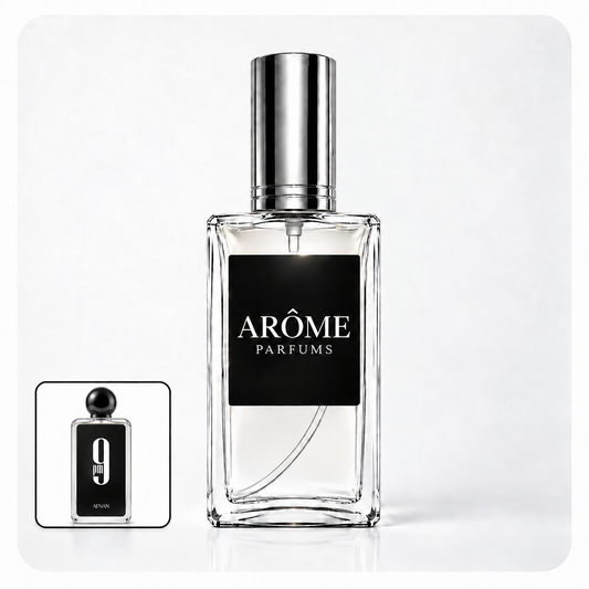 ARÔME PARFUMS con frasco de referencia de Inspirado en 9 PM (Afnan)