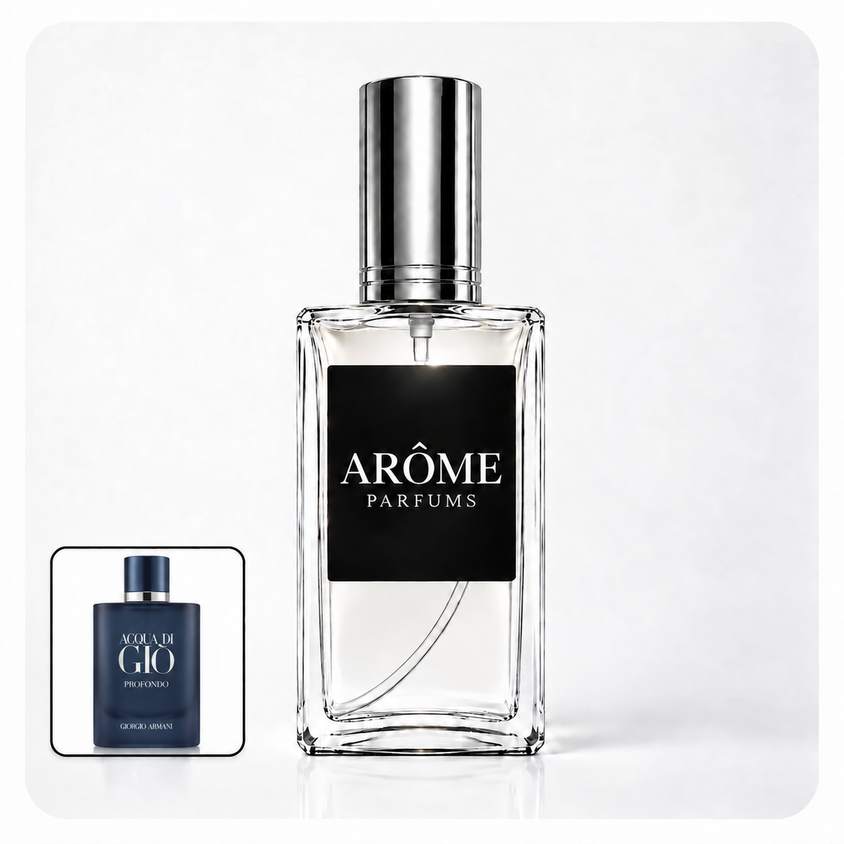 ARÔME PARFUMS con frasco de referencia de Inspirado en Acqua di Giò Profondo (Giorgio Armani)