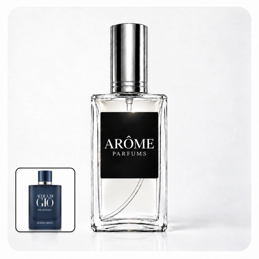 ARÔME PARFUMS con frasco de referencia de Inspirado en Acqua di Giò Profondo (Giorgio Armani)