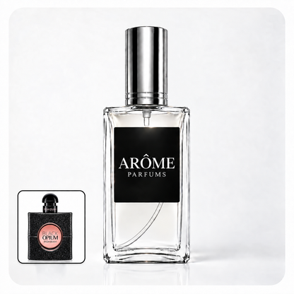 ARÔME PARFUMS con frasco de referencia de Inspirado en Black Opium (Yves Saint Laurent)