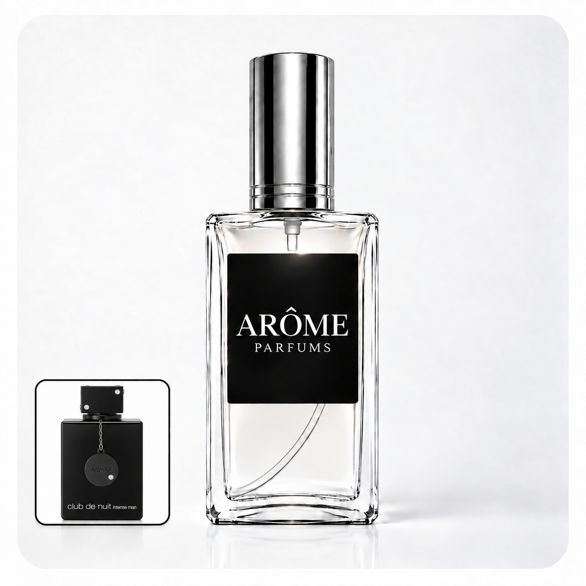 ARÔME PARFUMS con frasco de referencia de Inspirado en Club de Nuria Intense (Armaf)