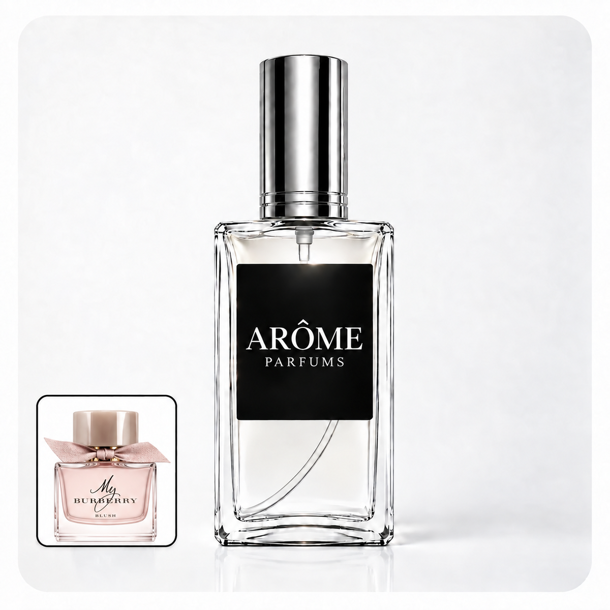 ARÔME PARFUMS con frasco de referencia de Inspirado en My Burberry Blush (Burberry)