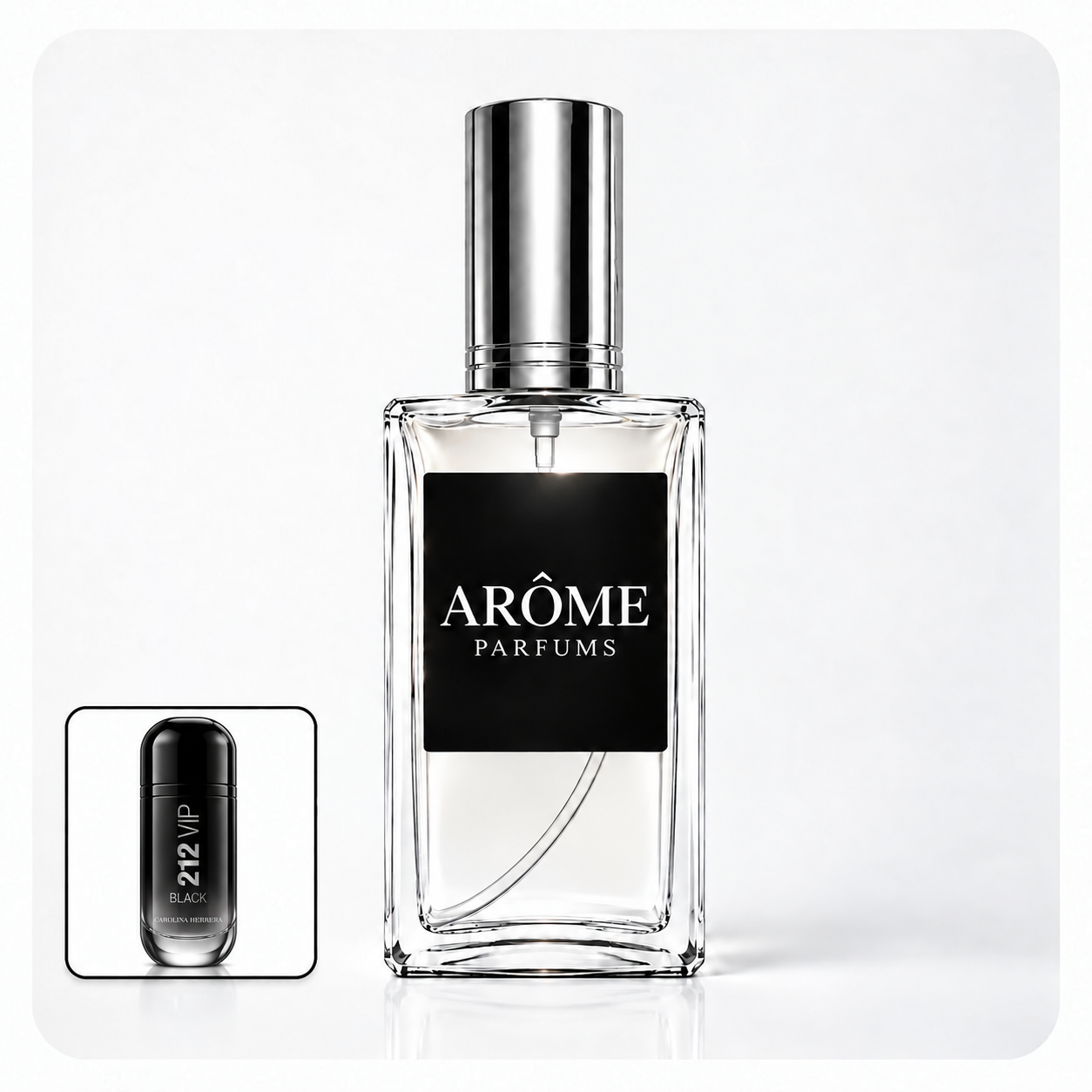Inspirado en 212 VIP Black (Carolina Herrera) — ARÔME PARFUMS