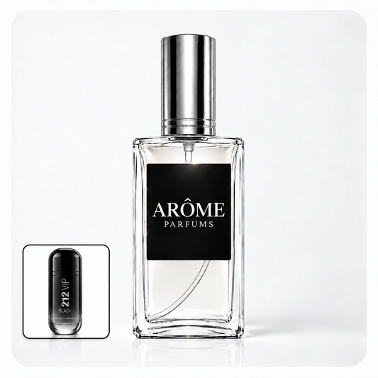 Inspirado en 212 VIP Black (Carolina Herrera) — ARÔME PARFUMS