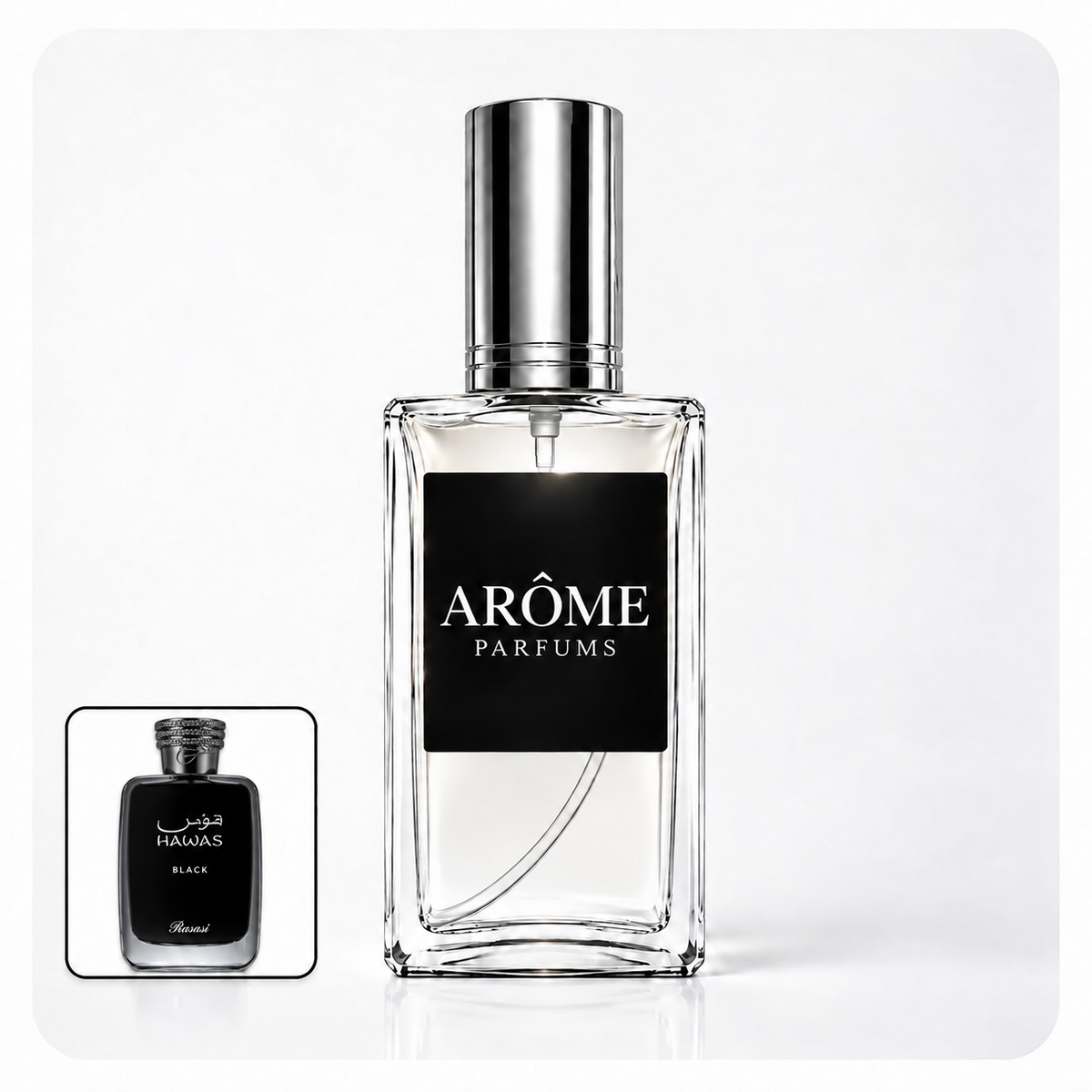 Inspirado en Hawas Black (Rasasi) — ARÔME PARFUMS